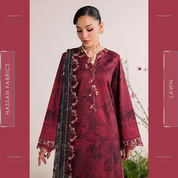 Embroidered Printed Lawn - 04 - Image 2
