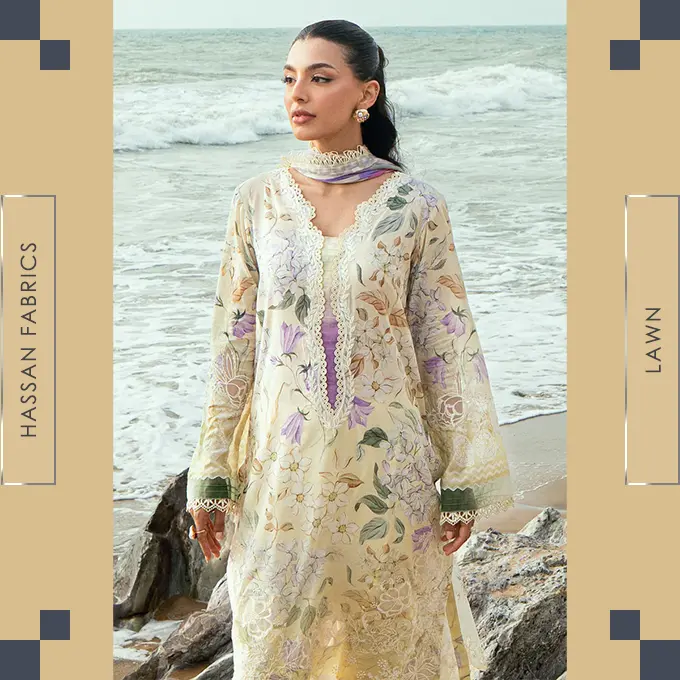 Embroidered Printed Lawn - 09 - Image 2