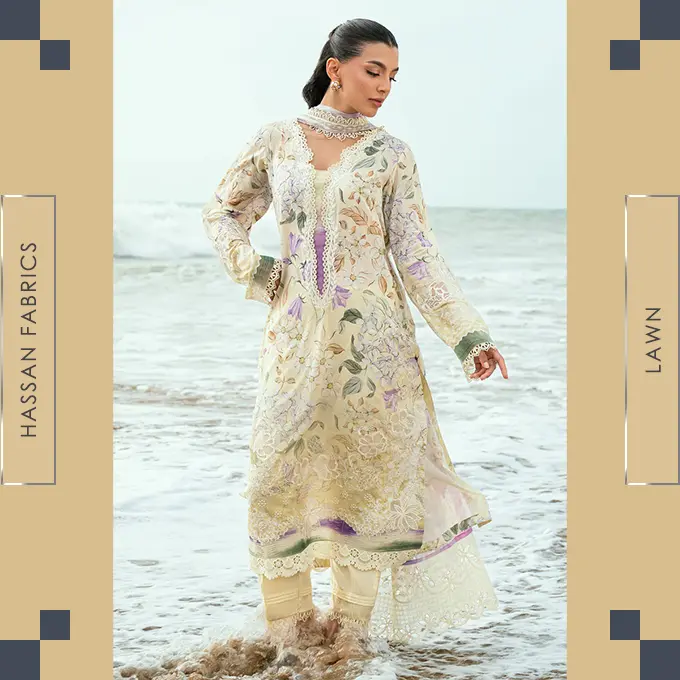 Embroidered Printed Lawn - 09 - Image 5