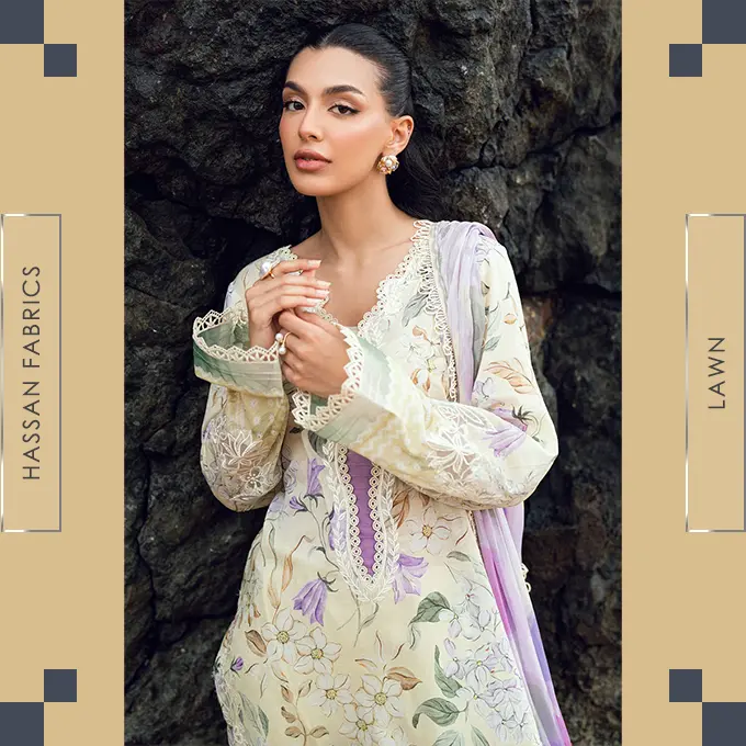 Embroidered Printed Lawn - 09 - Image 4