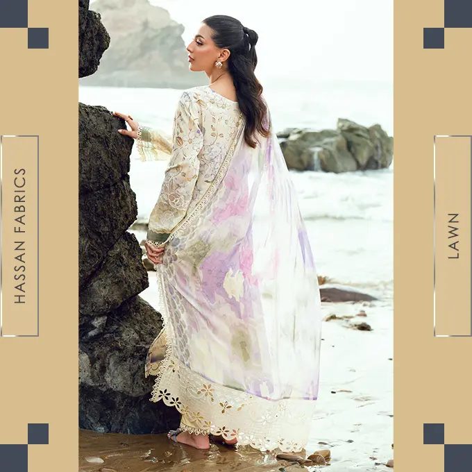 Embroidered Printed Lawn - 09 - Image 3