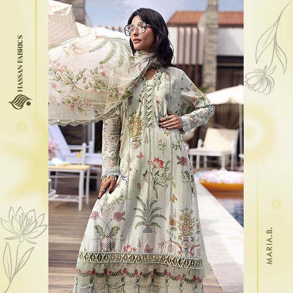 Embroidered Lawn Suit - Image 5